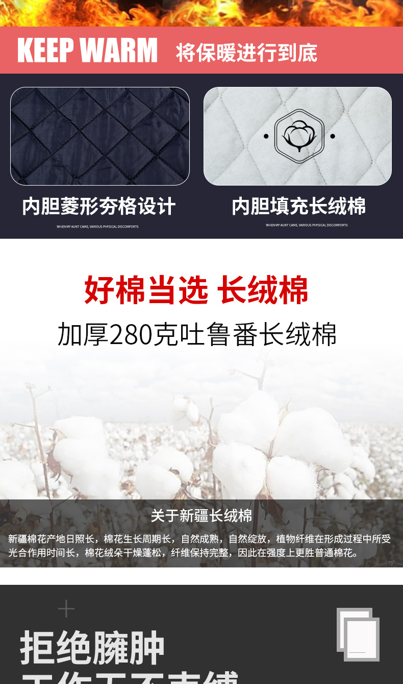 8896冷庫(kù)冷鏈專(zhuān)用防寒棉服