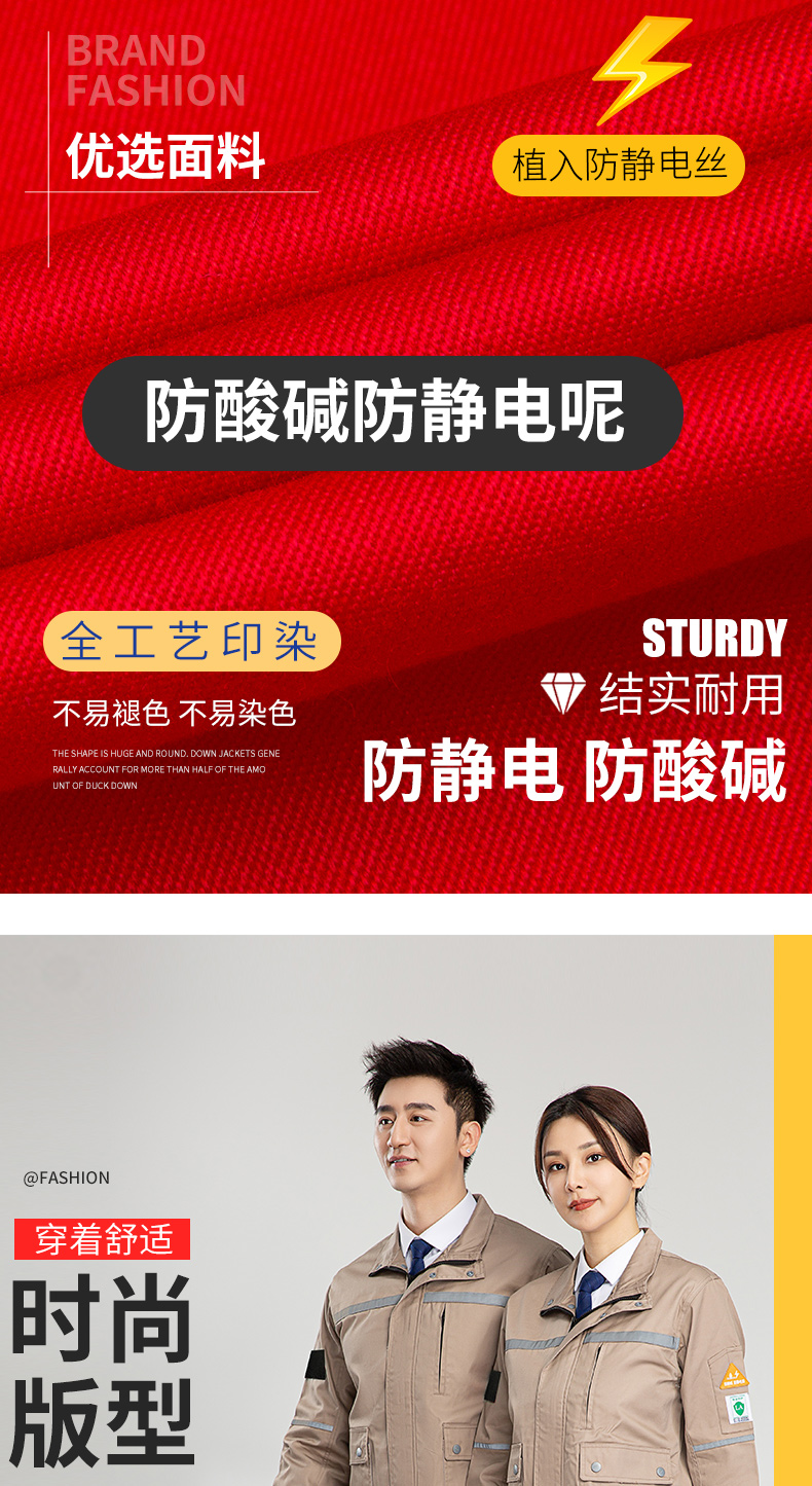 8055S防酸堿防靜電服